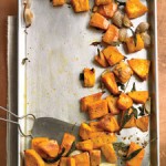"Roasted Pumpkin with Shallots and Sage."