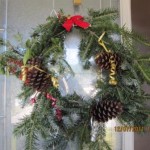 "Organic Christmas Wreath."